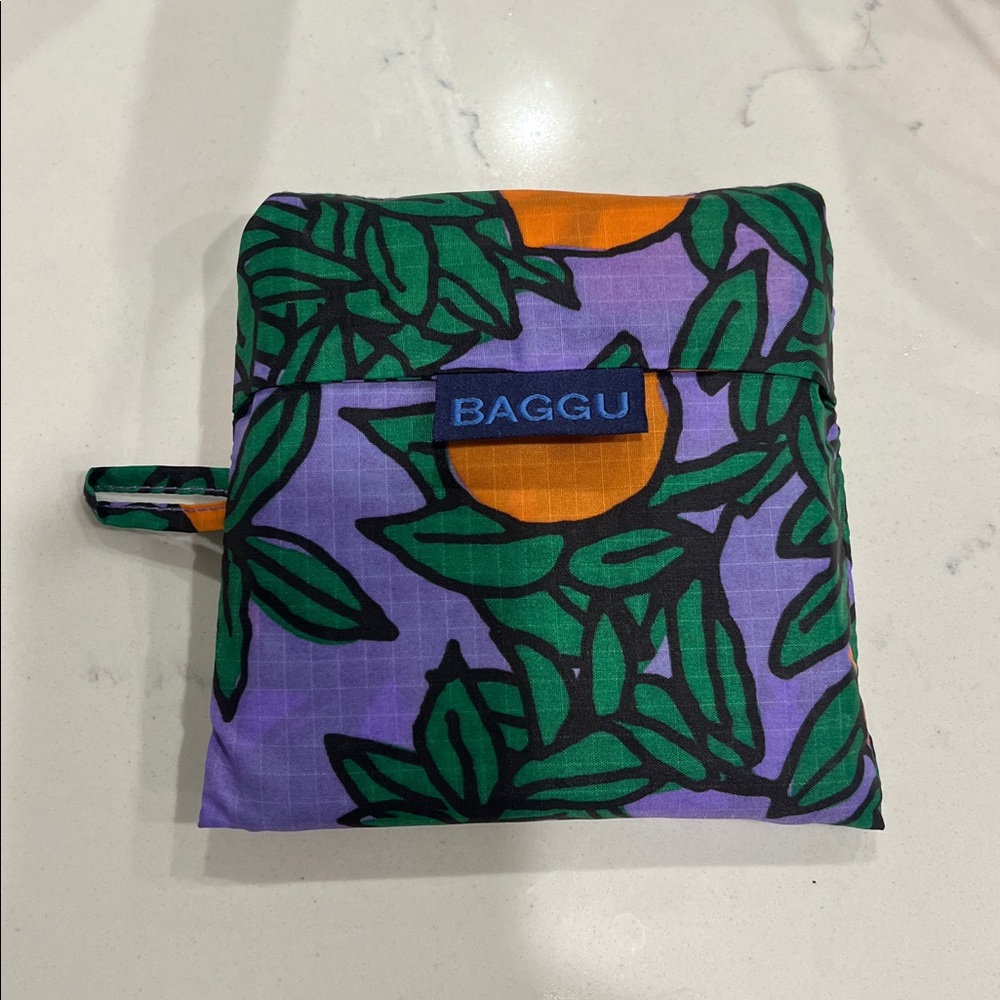 BAGGU Standard Baggu - Orange Tree Periwinkle